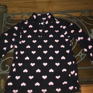 Childrens Place fleece half zipped sweatshirt.